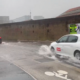 À l'image de la rue Pierre Martin, au sud de la gare de Rennes, d'autres axes de la capitale bretonne ont été impactés par les fortes pluies.